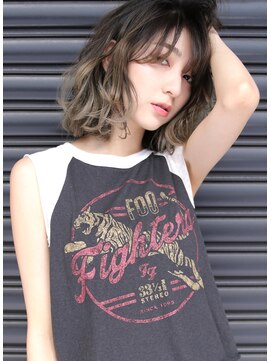 マルフェ 天王寺(marfe) 【marfe】グラデーショーンカラー_イヤリングカラー_ミディアム