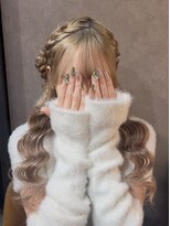 ベルーガ 新宿(BELUGA) 編み込みくるみちゃんヘア