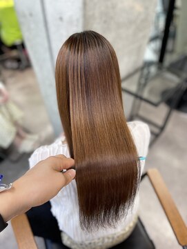 ルート 南堀江(route) 美髪ストレート/髪質改善/艶髪/イメチェン/前髪カット/南堀江