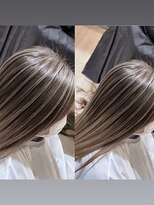 ライン(LYNE) 透明感/コントラストハイライト/ストレート