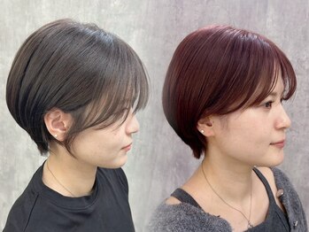 ディーボーイリタ 光の森(D-BOY Lita)の写真/圧倒的人気を誇るショートヘアは、骨格や髪質を見極めてカットしてくれるから、朝のスタイリングも楽々♪