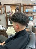 MEN’S HAIR/サーフカール/刈り上げセンターパート/印西