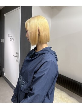 ソワンドゥブレスシエン 堀江店(soin de brace CIEN) 抜きっぱなしブロンド