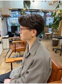 ナチュラルフェザーパーマ　セットが簡単！大人気パーマスタイル