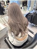 渋谷ミルクティーベージュハイトーンヘーゼルベージュ韓国