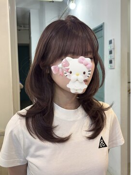 ヘアーアンドメイク シークタチカワ 立川店(Hair&Make Seek) 【澤飯】ラベンダーベージュ×ミディアムハッシュカット