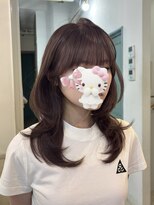 ヘアーアンドメイク シークタチカワ 立川店(Hair&Make Seek) 【澤飯】ラベンダーベージュ×ミディアムハッシュカット