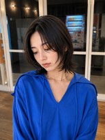 ヤード(YARD) 顔まわりレイヤー×くびれボブ|大人っぽダークブラウン