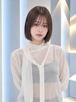 フォト 新宿三丁目(foto)&nbsp;髪質改善縮毛矯正地毛風ストレート切りっぱなしボブ