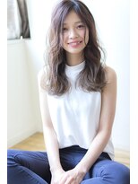 アコロン(acoron)&nbsp;センターパート×ヘルシーレイヤー×透明感ミルクティー