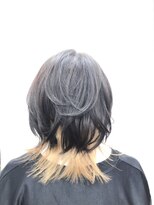 ヘア プロデュース アイモ(Hair Produce Aimo)&nbsp;バイカラーでつくるショートミディウルフ☆