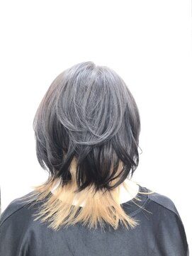 ヘア プロデュース アイモ(Hair Produce Aimo) バイカラーでつくるショートミディウルフ☆