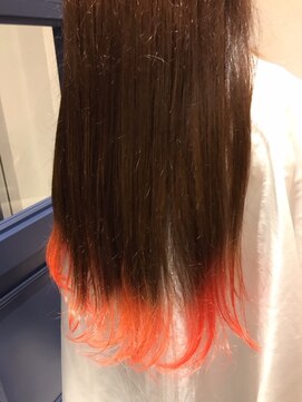 ヘアーアンドメイク アムール(hair&make Amour) ポイントビビッドカラー