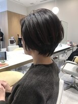 【小鳥居】大人可愛い艶カラーショートボブ30代40代50代