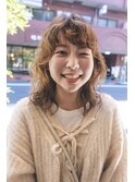 《e's中目黒/代官山美容室》春のラフ感ミディアムパーマ