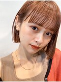 ニュアンスアラーヌーディーベージュコンパクトミニボブ