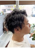メンズ スパイラルパーマ