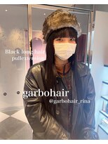 ガルボ ヘアー(garbo hair)&nbsp;黒髪　ロング　プルエクステ　カラー　高知市