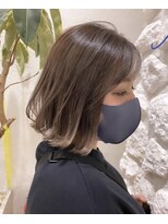 モアナバイヘッドライト 綱島店(Moana by HEADLIGHT)&nbsp;#前下がりボブ#外はねボブ#ベージュカラー