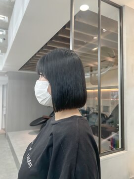 ロンドシエル 横浜(Lond ciel) 黒髪が可愛いボブ【阿部もえる】横浜