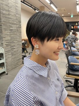 サンド 表参道(sand) ショートボブパーマ20代30代40代イヤリングカラー大人可愛い