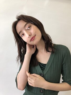 エアー 横浜(AIR) 【湯田】ゆるウェーブミディ