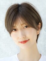 前髪あり大人小顔ショートボブ 30代40代50代【AIN.表参道】川原