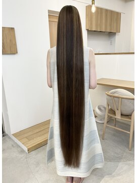 ヒビト 恵比寿 渋谷(HIBITO.) 髪質改善カラー　アッシュベージュ　ストレートヘア　縮毛矯正