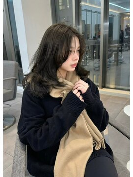 ヌイ 横浜(nui) オリーブとレイヤー_美髪ピンクブラウン切りっぱなしボブ