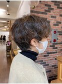 大人のショートパーマ