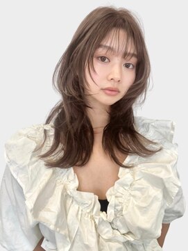 ユーフォリア 池袋東口駅前店(Euphoria) 透明感グレージュカラーロングウルフレイヤー似合わせ