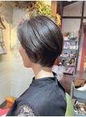 初！ショート×オリーブブラウン