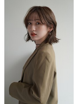 クリーク ノイズ ヘア 大手町店(CLIQUE noise hair) 柔らかいまろっとベージュレイヤースタイル