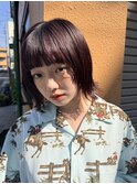 顔周りレイヤー×小顔ミニボブ外ハネボブ×お洒落ピンクブラウン