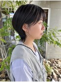 20代30代40代/黒髪レイヤーショート