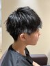 メンズカット+眉カット￥4700