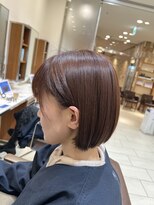 ピークアブー アヴェダ アトレ恵比寿(PEEK-A-BOO AVEDA)&nbsp;ピンクベージュ　ナチュラルボブ