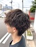 【メンズ限定】カット＋カラー＋パーマ￥19000
