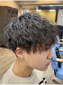 メンズ・セットなしでも決まる強めツイスパ☆
