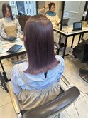 ダブルカラー×パープルグレージュ【銀座駅】片桐