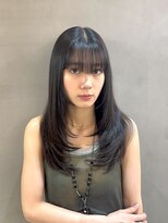 ロンドアジュール 横浜(Lond azur)&nbsp;くびれヘア/アプリコットオレンジ/ハイライトカラー/レイヤー