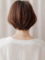 カバーヘア イヴ 戸頭店(COVER HAIR EVE)&nbsp;美髪アプリコットオレンジマッシュショートボブZ戸頭30代40代