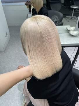 ペレ 渋谷(PELE) くびれヘア/アプリコットオレンジ/夏のヘアアレンジ/渋谷