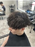 緩めシャドウパーマ