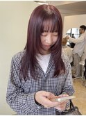 ミディアムレイヤーカット/ウルフレイヤーカット/顔まわりカット