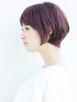 アトラスサロン 札幌大通り(Atras.salon)&nbsp;札幌/髪質改善/斜めバング×ピンクベージュ♪前下がりボブ