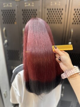 ヴァイス 渋谷店(VAICE) ワインレッド/ボルドー/裾カラー