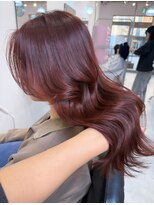 キャプチャー 海老名(capture)&nbsp;ワインレッド/カシスカラー/レイヤーカット/髪質改善