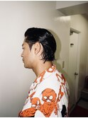 メンズカットバーバースタイルスパイキーショートフェードボウズ
