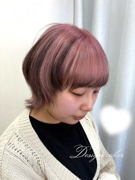 アミリー ひたち野うしく店(Amily) ハイライトバレイヤージュダブルカラーケアブリーチ20代30代